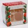 New Year. Box for 4 cupcake with the Window "New Year's Gifts", 16 x 16 x 10 cm, packaging