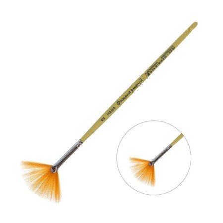 Brush fan synthetics, hana fantasize No. 2 (hair length 25 mm), short matte handle