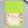 The felt of soft "lime" 1 mm (set of 10 sheets) A4 format format