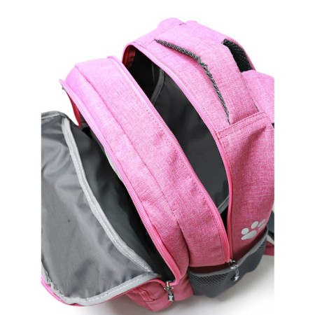 School backpack, 275x410x125 cm, pink-4