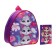 Baby backpack for a girl "Kitty", 23x20.5 cm, + notebook A6 Calligrata