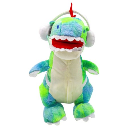 Soft toy Party Pets "DJ T-Rex", interactive, dancing, with walking function-4