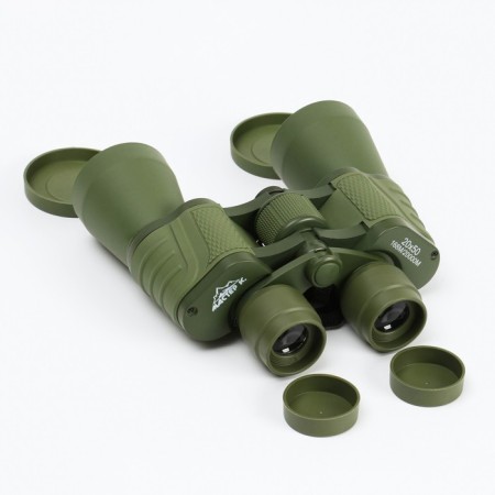 Бинокль 20х50, "Военный", цвет болотный-3