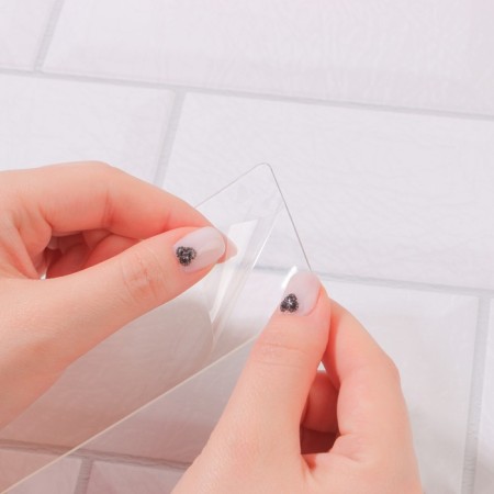 Organizer for storage "Tenderness", hinged, 4 sections, with an adhesive base, 26.8 × 16.2 cm, white color-8