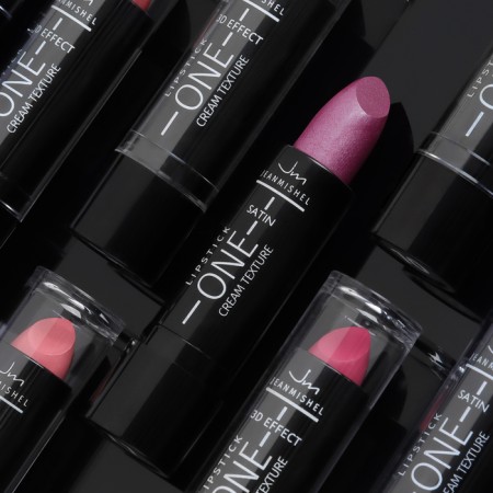 Lipstick jeanmishel 3d effect tone 01 lilac pearl, 14 g
