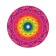 Pareo and beach rug "Chakr colors", d = 150 cm
