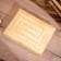 Basket wicker with a lid, from bamboo 30x23x11 cm
