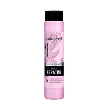 Compliment hair shampoo "liquid keratin", 335 ml