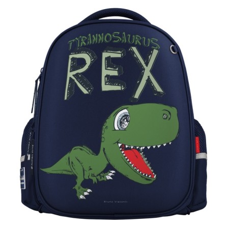 Frame backpack, 38 x 30 x 20 cm, Bruno VisConti 12-001, + pencil case, rex-2