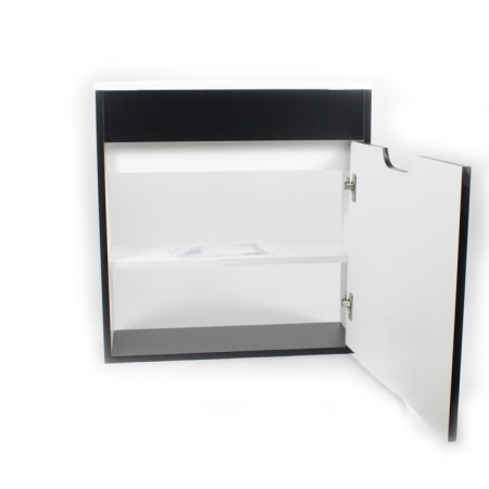 Tumbling under the Uperwood Modul sink, 60 cm, suspended, matte, black-8