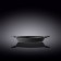 Round -round Wilmax England Slate Stone, with handles, 28x22.5 cm, 800 ml, color black slate