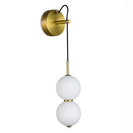 Sconces st. SL6112.201.07. Ode. 1x7 W, LED, 4000K, 525 LM, 12x43 cm, golden color