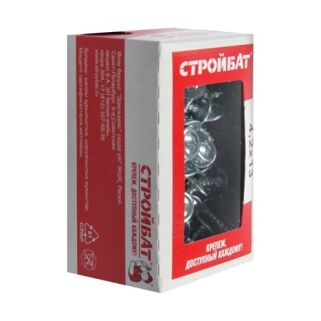 Self-tapping screws with a press shame, 4.2x13 mm, galvanized, 200 pcs.-1