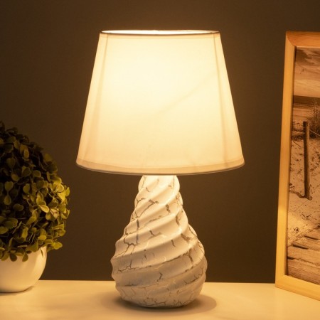 Table lamp "Izora" 1x40W E14 white 20x20x33cm-1