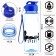 Water bottle, 500 ml, Sport