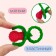 Silicone teether "berry-dummy", red color, crush me