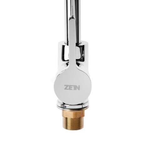 Kitchen mixer Zein Z7213, single -leaf, cartridge ceramics 40 mm, brass, chrome-5