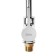 Kitchen mixer Zein Z7213, single -leaf, cartridge ceramics 40 mm, brass, chrome