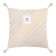 Decorative pillowcase "Ethel" BOHO, 45x45 cm, milk color, 100% cotton