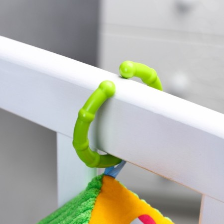 Suspension - cube "kids", rustling, with a teething, 8 cm., Types of mix, crumbs-8