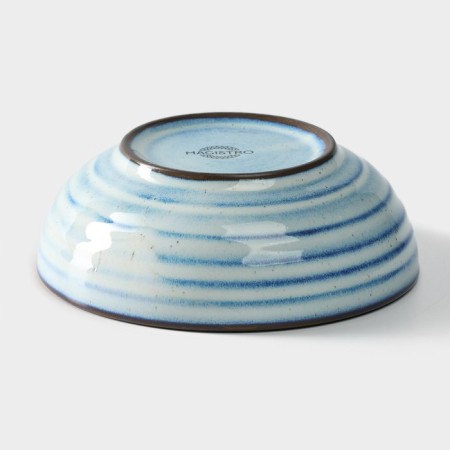 Porcelain bowl Magistro Garland, 230 ml, d = 12 cm, blue color-2