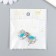 Decor for creativity metal, enamel, rhinestones "Two leaves" silver 1.3x2.2 cm