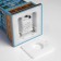LED figure “Snowman in a telephone booth” 10.5 × 25 × 10.5 cm, plastic, AAX3 batteries (not complete), USB, glow warm white