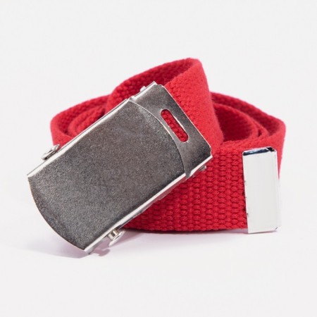 Building belt, width 3 cm, bundle clamp, red color