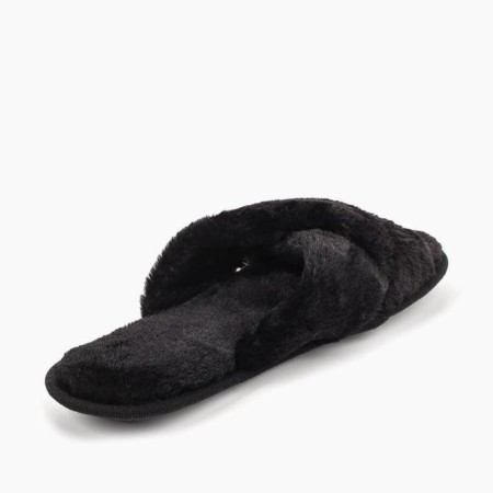 Slippers # 2 women, size 36.5, black color-1