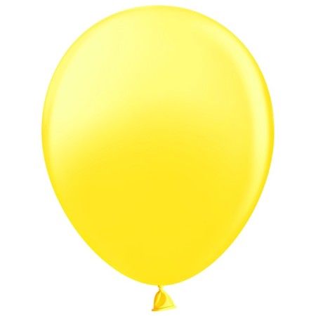 Latex ball 12 ", pastel, set 100 pcs., Yellow color