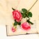 Artificial flowers "Rose Gloria" 8x48 cm, raspberry