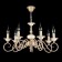 Maytoni ARM337-07-R, 7HE14, 60W, 66x66x87 cm, cream color with gold