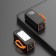 External battery YM-653, 30,000 mAh, 66 W, 4USB, 3TYPE-C, lantern, fast charging, black