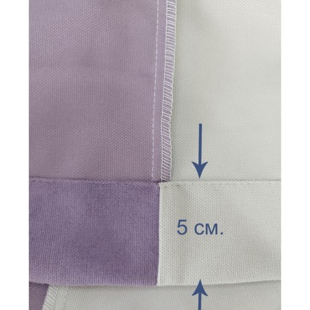 Set of curtains "Canvas", size 200x250 cm, 2 pcs-1