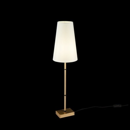 Lamp desktop Maytoni H001tl-01BS, 1HE14, 40W, 16.5x16.5x60 cm, brass color
