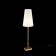 Lamp desktop Maytoni H001tl-01BS, 1HE14, 40W, 16.5x16.5x60 cm, brass color