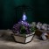 Pot on a stand with lighting, 22x10x10cm 3/lr41