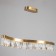 Luer with DPD "Boges" LED 132W 3000-6000K gold 98x14x5 cm Bayerlux