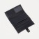 Male purse on a button, for bills, for cards, for coins, black color