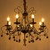 Madera chandelier 8he14 40w is black 72x72x100 cm
