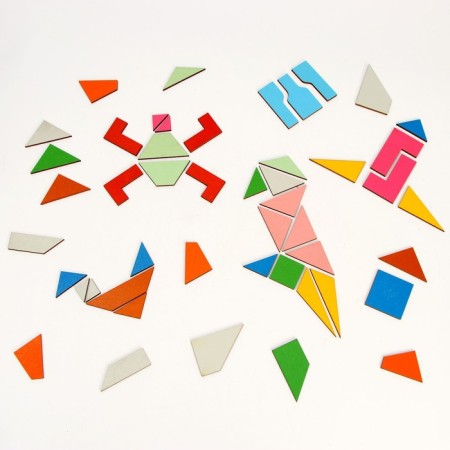 Developing board "Fold the square" 2 level of complexity-3