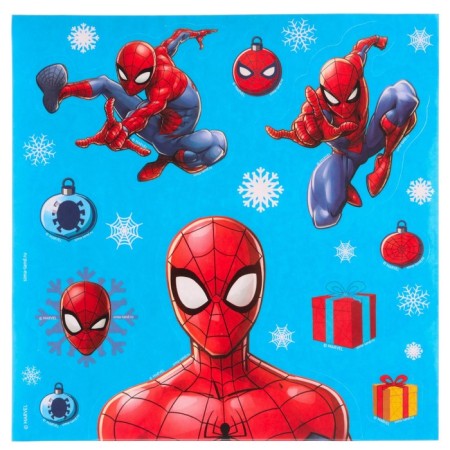 Chancellery "Happy New Year", notebook A6, pen, stickers, spider-man-4