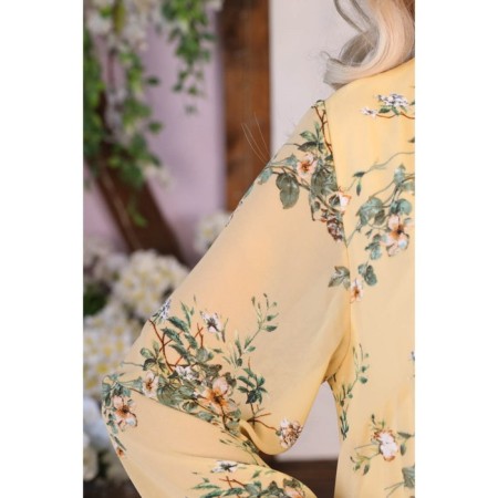 Women's dress, size 50, yellow color-13