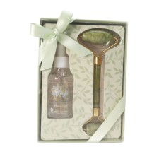 Набор подарочный Arya Heavenly Blossom, 2 предмета: роликовый массажёр для лица, масло для лица 25 мл