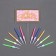Set for decorating a cake: Topper "Happy Birthday" 1 pc., 10 candles