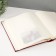 Photo album 29x32 cm. 50 sheets, "Classic" burgundy, claim. leather