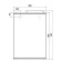 Universal mirror Sansstar "50" with backlight and shelf