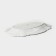 Porcelain oval Magistro “suite”, 35.5 × 23.5 cm, white color