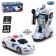 Police robot, transformed, light and sound effects