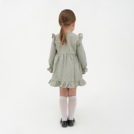 Children's dress KAFTAN "Stars", p. 32 (110-116), mint-2